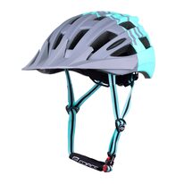 Helmet FORCE CORELLA MTB, S-M, 54-58cm (grey/turquoise)