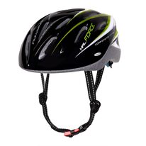 Helmet FORCE Hal 58-62cm L-XL (black/green/white)