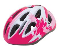 Helmet FORCE Lark 48-54cm S (kids, pink/white)