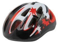 Helmet FORCE Lark 54-58cm M (kids, black/red)