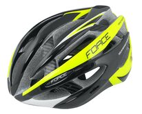 Helmet FORCE Road 54-58cm (black/fluorescent)