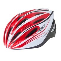 Helmet FORCE Tery 52-58cm S-M (white/red)