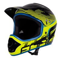 Helmet FORCE TIGER ,L-XL, 59-61cm (black/fluorescent)