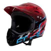 Helmet FORCE TIGER , L-XL, 59-61cm (red)