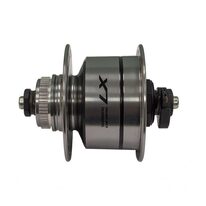 Stebulė su integruota dinama Shimano Deore LX DH-T675 // 6V - 3W // 32H, diskiniams CL, QR