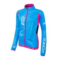 Jacket FORCE X80 Lady (blue/pink) size XL