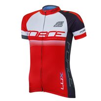 Jersey FORCE LUX short sleeves (black/red) size M