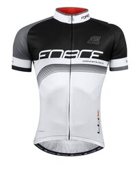 Jersey FORCE LUX short sleeves (black/white) size S