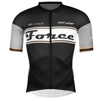 Jersey FORCE Retro (black/gold) M