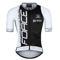 Marškinėliai FORCE TEAM PRO PLUS, (juoda/balta) XL