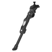 Kickstand FORCE E-bike 24-28" center mount,  adjustable (aluminium, black)