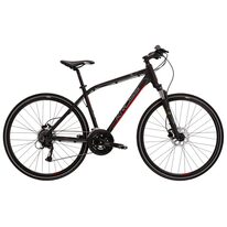 KROSS Evado 5.0 28" 27G dydis 23" (58cm) (juoda/raudona)