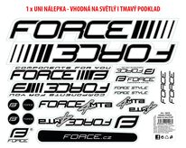 Lipdukai dviračiui Force 4 MTB 37x27cm (su UV laku)