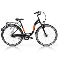 Monbicloo 28" N7 dydis 18" (45cm) (juoda/oranžinė)