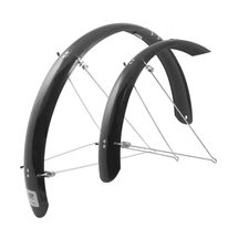 Mudguard set FORCE Aluflex 20" (PET flexible material, black)