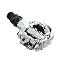 Pedals Shimano M520S + cleats (silver)