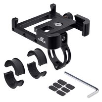 Phone holder on handlebar FORCE RELO (black)