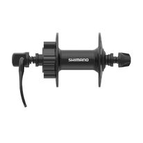 Priekinė stebulė - Shimano TX506, 6 varžt. diskui, 36H su greitveržle (juoda)