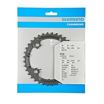 Priekinio bloko žvaigždė Shimano Alivio M431-8 36T 9 pavarų (juoda)