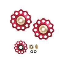 Rear derailleur jockey wheels FORCE 11T (red)