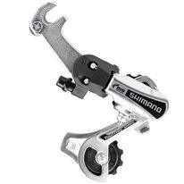 Galinis perjungiklis Shimano TY21-B (6 pav) sidabrinis