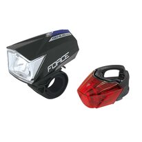 Light set FORCE Canny USB front+rear