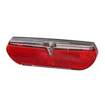 Rear light BONIN on rear carrier, dynamo 6V 111x36x39mm