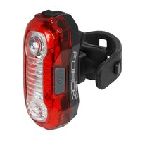 Rear light FORCE Deux 5 LED, USB