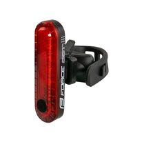 Rear light FORCE Dot 20lm 5xLED USB (black)