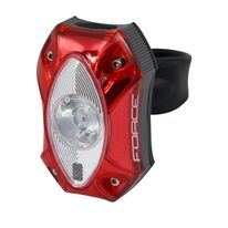 Rear light FORCE Red 1 Cree LED 60Lm, USB