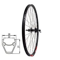 Galinis ratas 28/29" 36H, diskiniam stabdžiam, Shimano TX506 HG 6b stebulė, greitveržlė