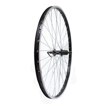 Galinis ratas 28/29", Dynamic, V-tipo stabdžiai, Shimano TX500 stebulė, užmaunamas žv blokas, 36H su greitveržle