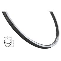 Rim 26", FORCE Classic, (559x19), V-tipo 36H (black)