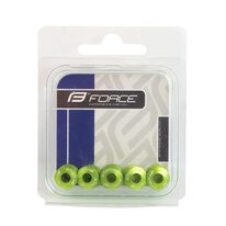 Screws FORCE for chainring 5pcs set (green)