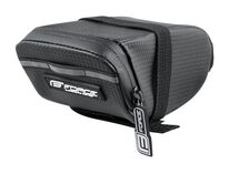 seat bag FORCE FANCY velcro (0.9l) (black)