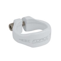 Seatclamp FORCE 31,8mm (aluminium, white)