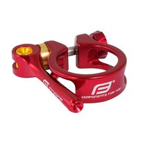 Seatclamp FORCE with QR 31,8mm (aluminium, red)