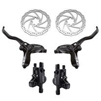 SHIMANO HD-M 300, rear and front hydraulic disc brake kit (black)