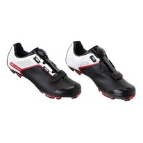 Shoes FORCE MTB CARBON DEVIL PRO 42 (black/white/red)