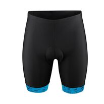 Shorts FORCE B20 to waist with GEL pad (black/blue) 3XL