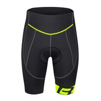 Shorts FORCE B30 with pad (black/fluorescent) XL