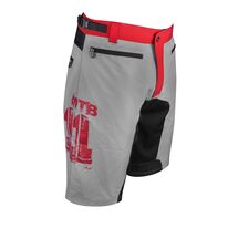 Shorts FORCE MTB-11 (grey/red) size L