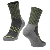 Socks FORCE ARCTIC, (black/fluorescent) S-M 36-41