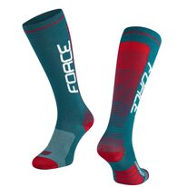 Socks FORCE COMPRESS, (blue/red) L-XL 42-47