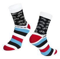 Socks FORCE CYCLE (white) L-XL/42-46