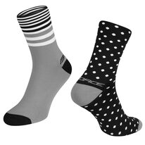 Socks FORCE Spot (black/grey) S-M 36-41