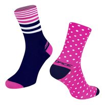 Socks FORCE SPOT (pink/blue) S-M/36-41