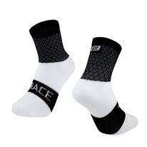 Socks FORCE Trace (white/black) L-XL 42-47