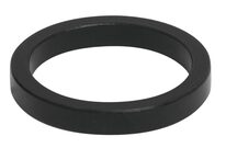 Spacer 1 1/8" 5mm black Alu