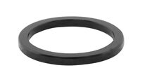 Spacer 1" 5mm black Alu